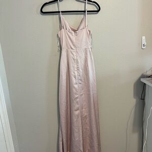 Birdy Gray pale blush bridesmaid dress